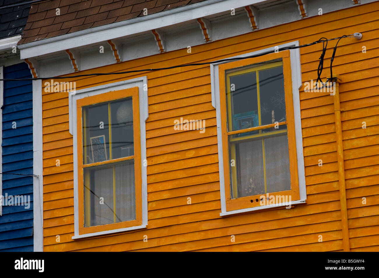 Windows Jelly Bean Zeile St John s Neufundland-Labrador Kanada Stockfoto