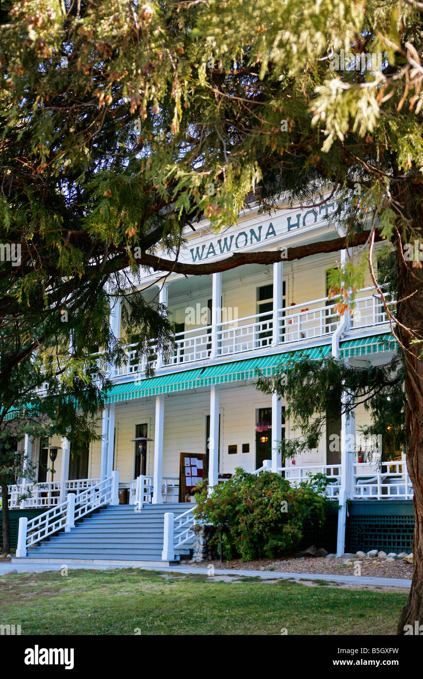 Wawona Hotel im Yosemite-Nationalpark in Kalifornien Stockfoto