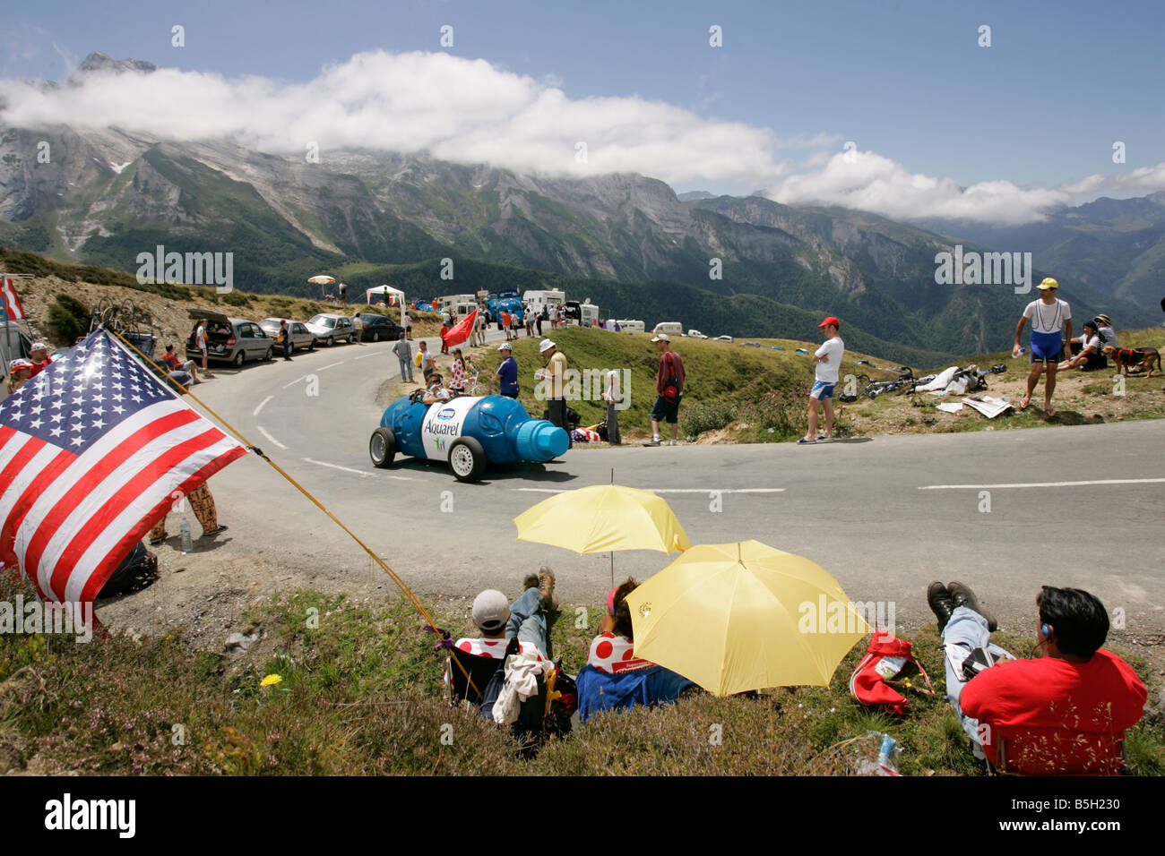 Die Tour de France Stockfoto