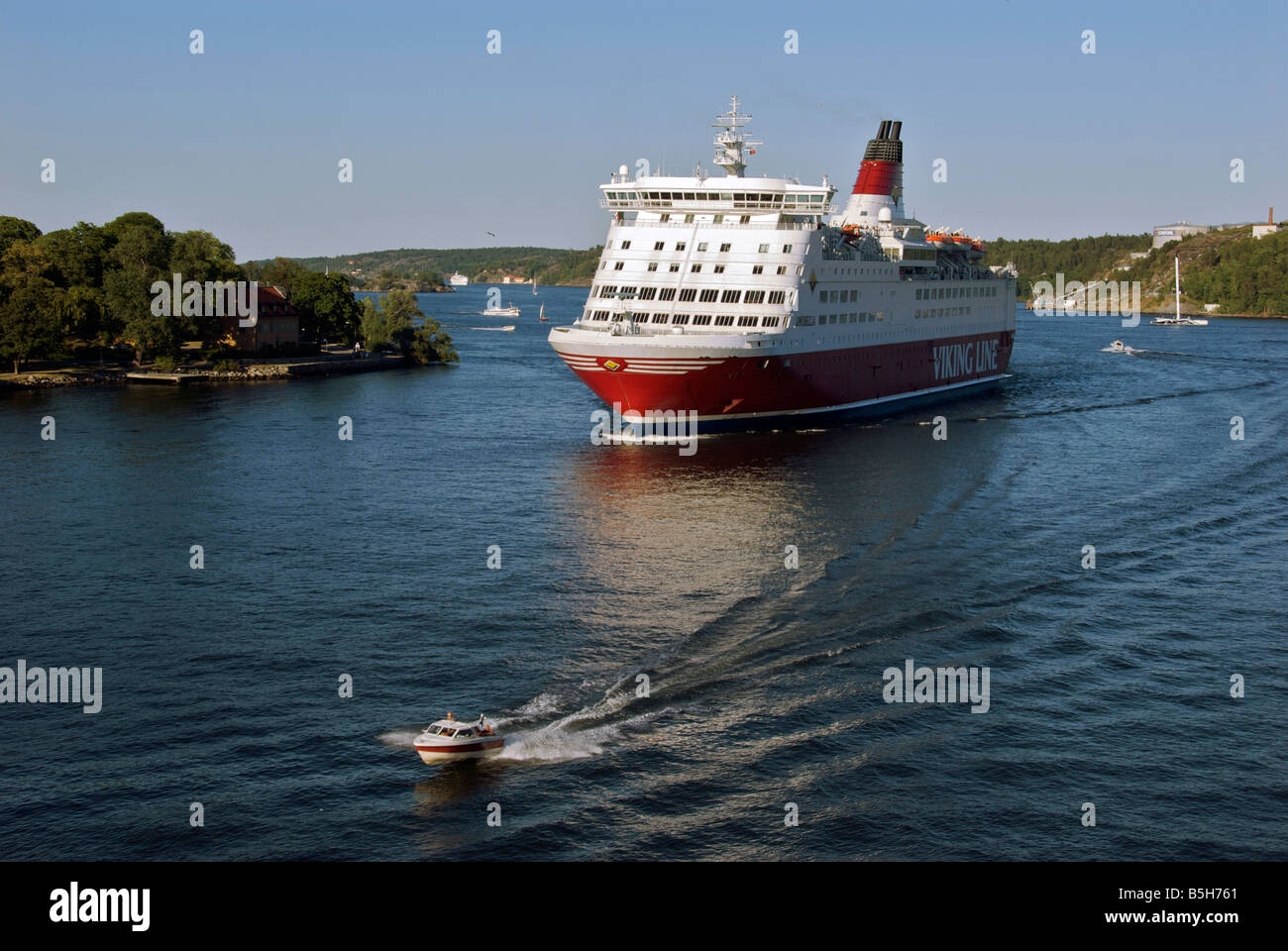 Viking cruise Liner in Stockholm Schweden Stockfoto