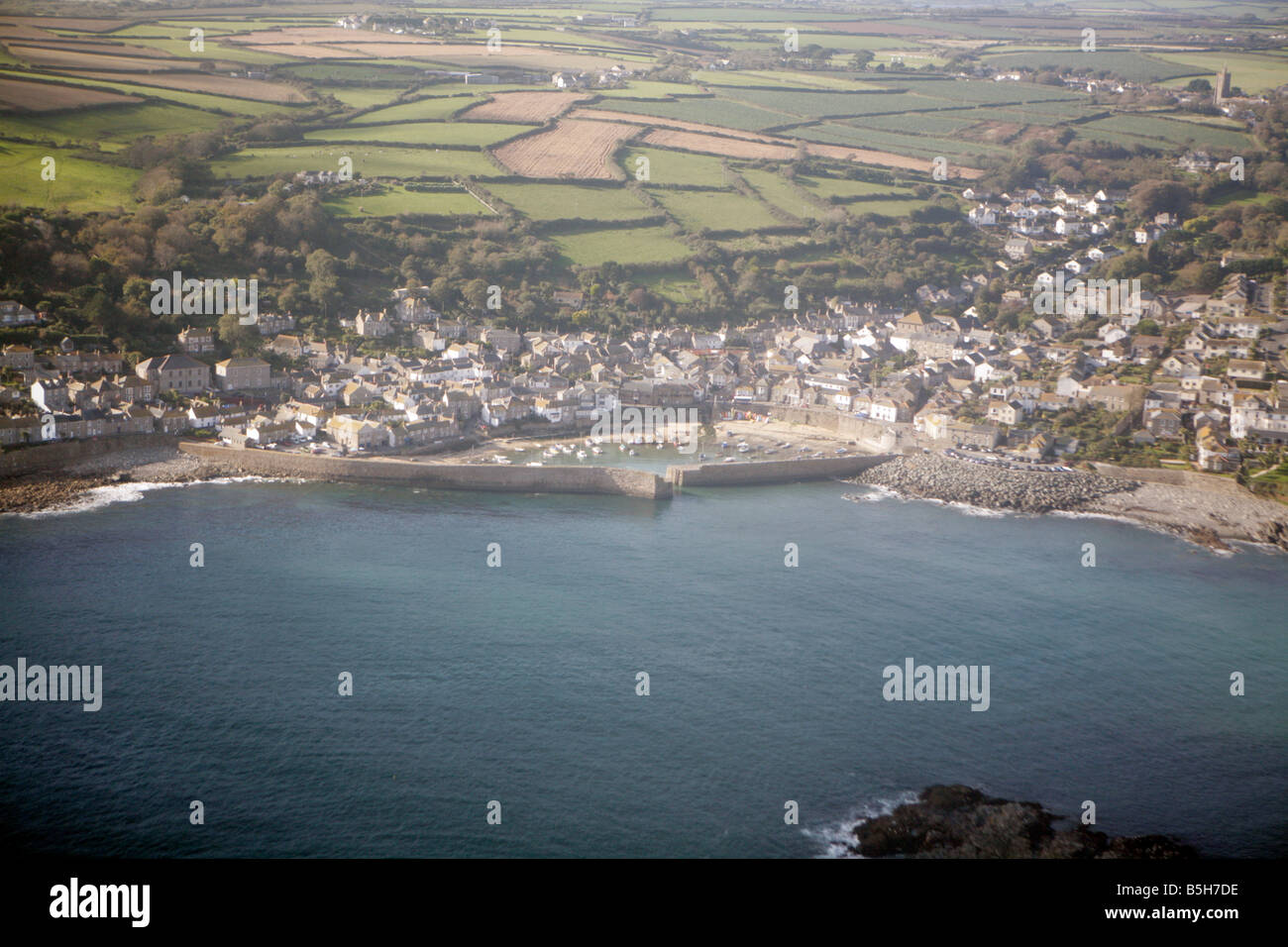 Newlyn Harbour, in der Nähe von Penzance Cornwall UK. Stockfoto