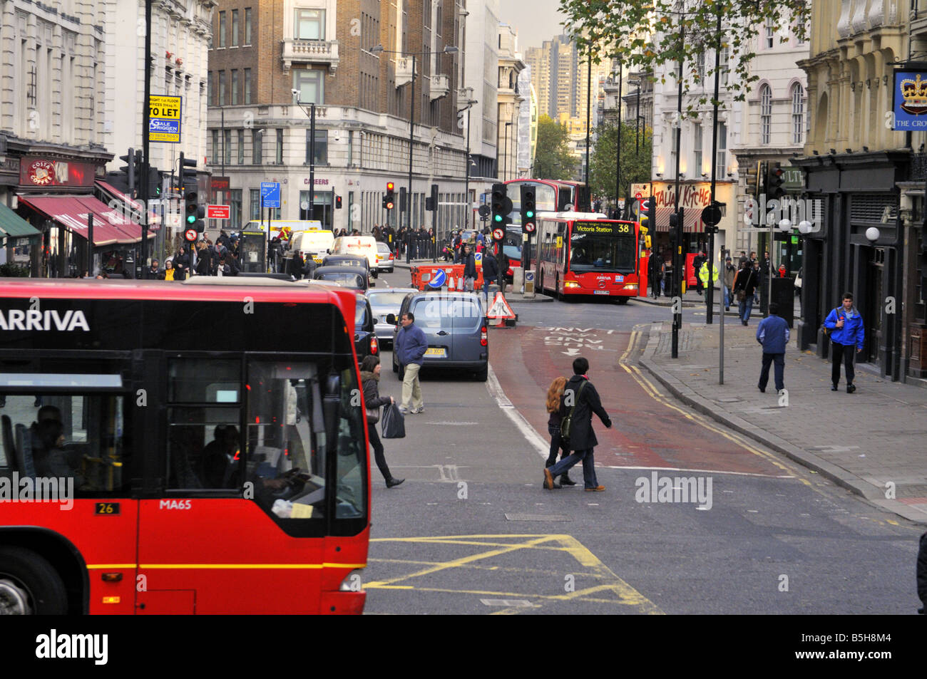 New Oxford Street, London. Stockfoto