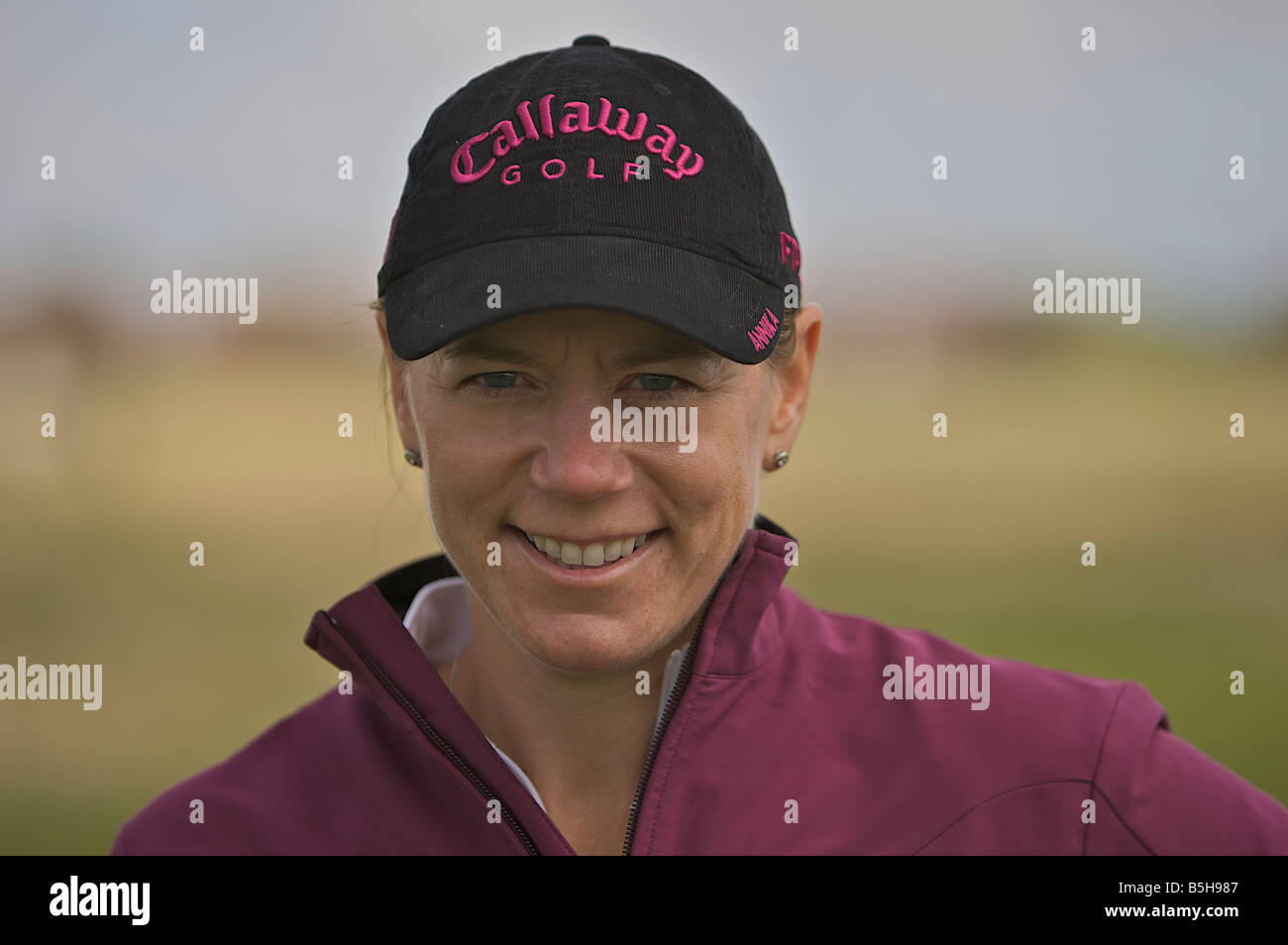 Annika Sorenstam den höchsten Geld Verdiener in Damen Profi-golf Stockfoto