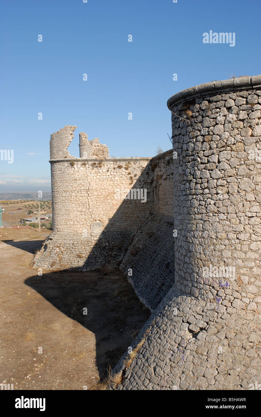 Burg, Chinchon, Comunidad de Madrid, Spanien Stockfoto