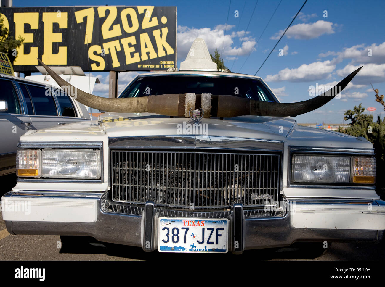 Die Big Texan Steak Ranch in Amarillo, Texas. Stockfoto