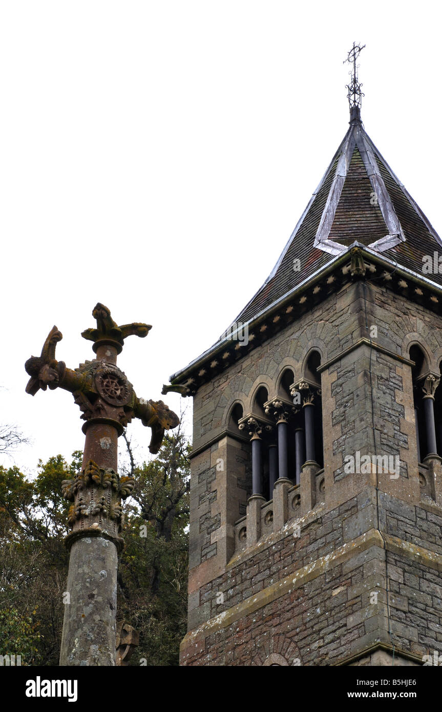 St. Margarets Kirche, Welsh Bicknor, Herefordshire, England, Vereinigtes Königreich Stockfoto