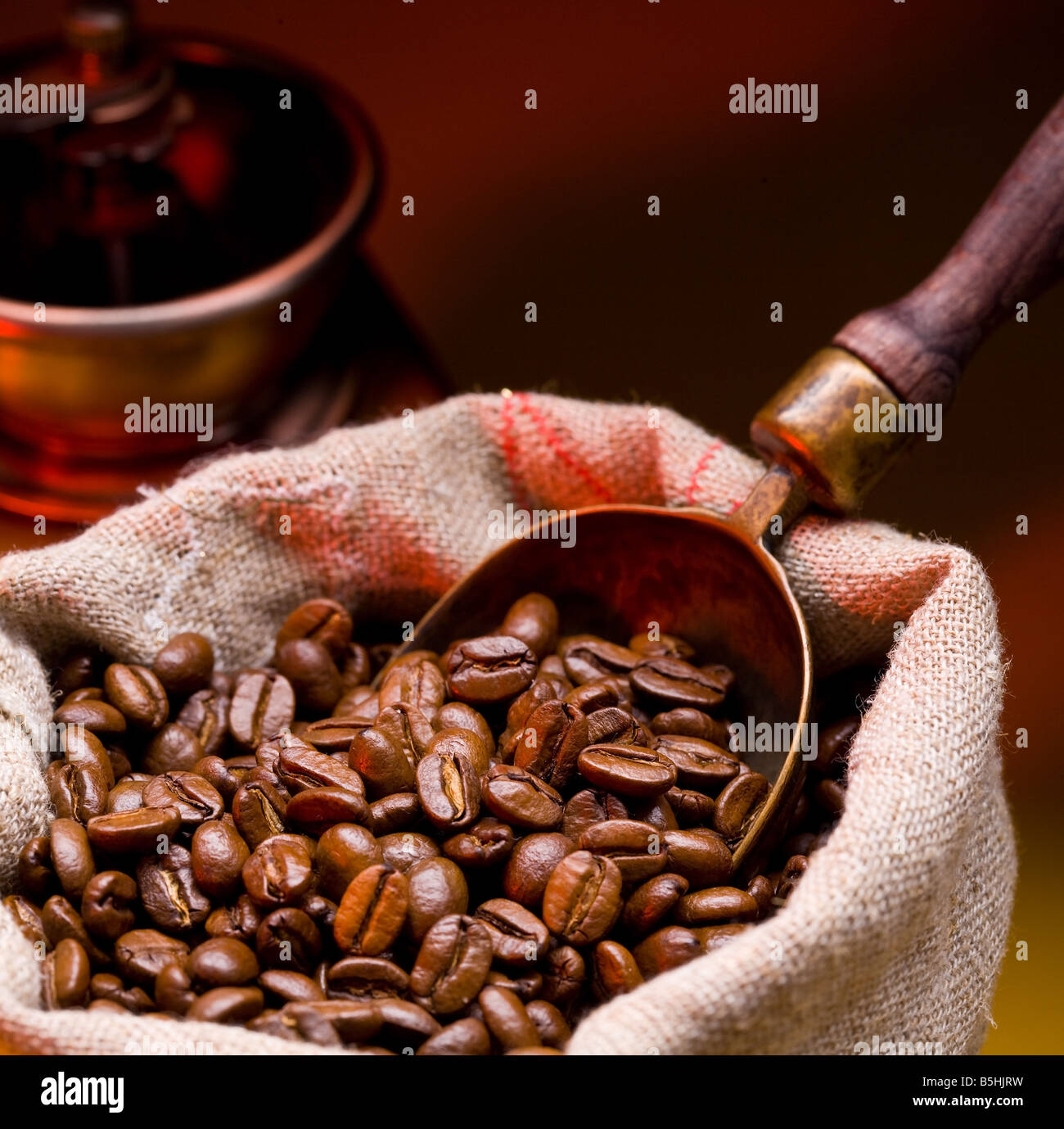 Kaffee ist in meschotschek Stockfoto