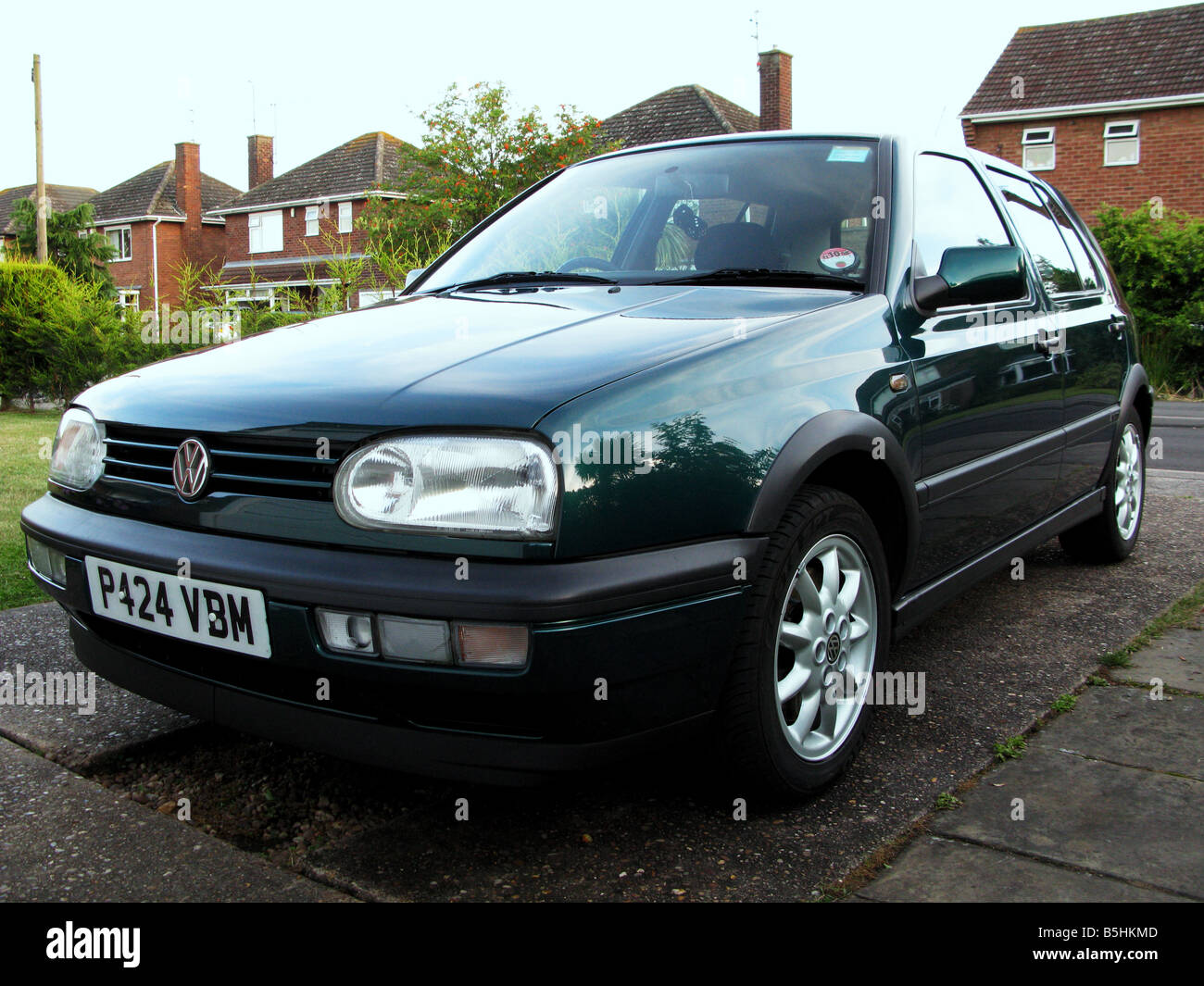 Die Mk3 GTi, gebaut, um zu halten, Pocket Rakete, solide Autofahren, Enthusiasten, Boy Racer, zwei-Bar-Grill, schwarze Radhäuser, Stoßfängerverlängerung, heiße Luke. Stockfoto