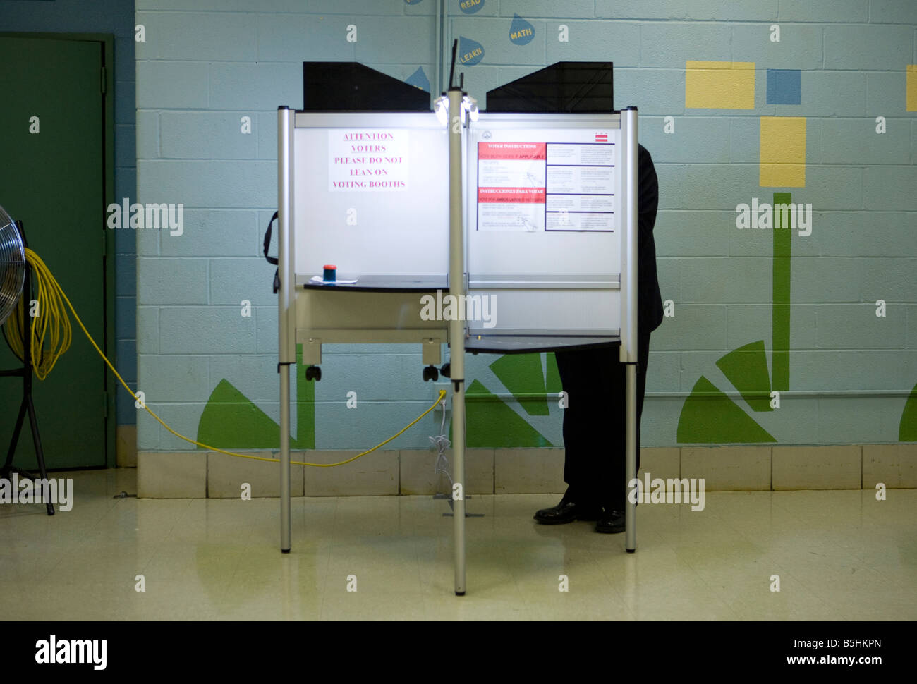 4. November 2008 Washington D C Washington D C Bewohner entpuppen Wahlrecht bei den Wahlen 2008 Stockfoto