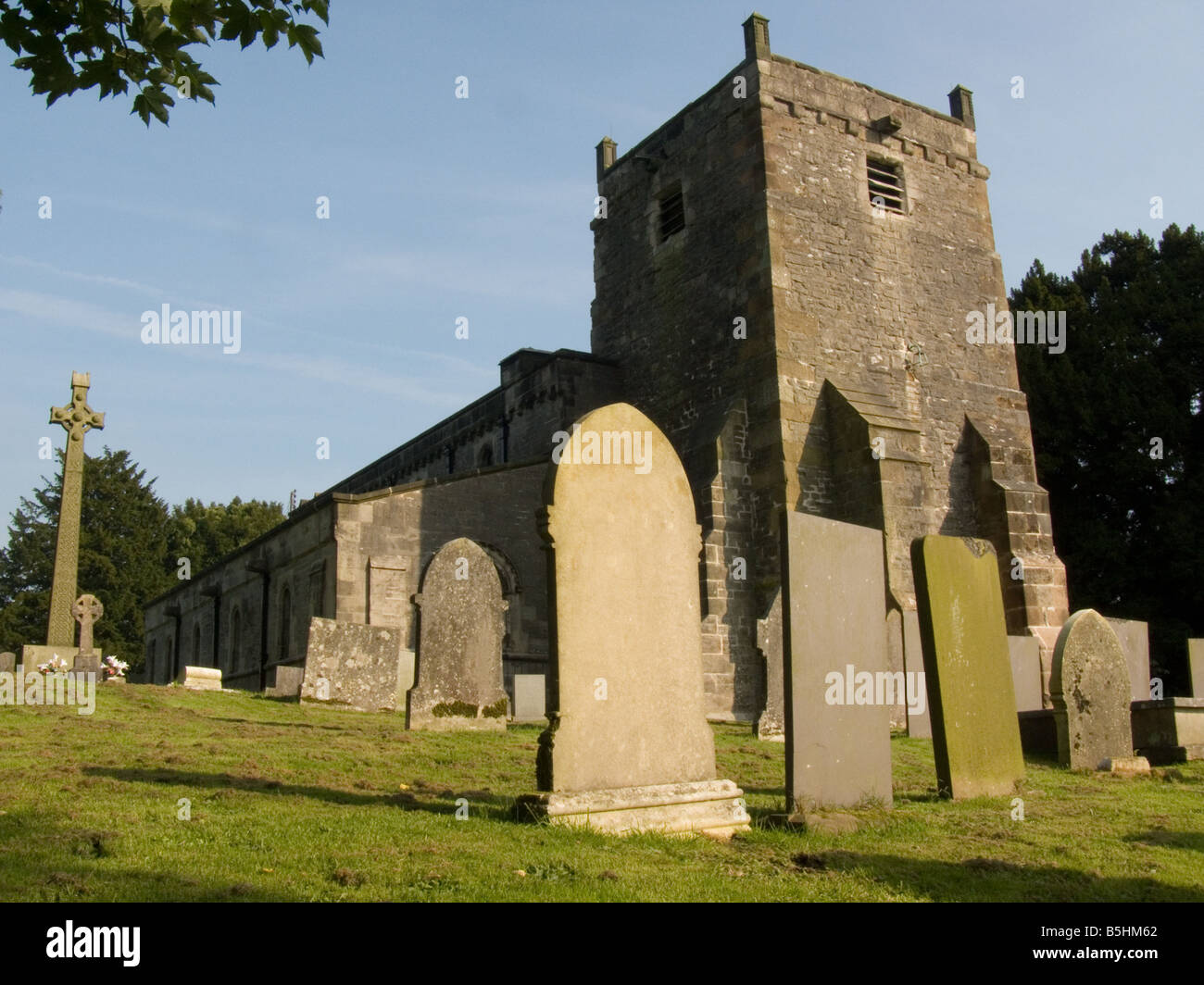 Die Kirche am Tissington, Derbyshire, England Stockfoto