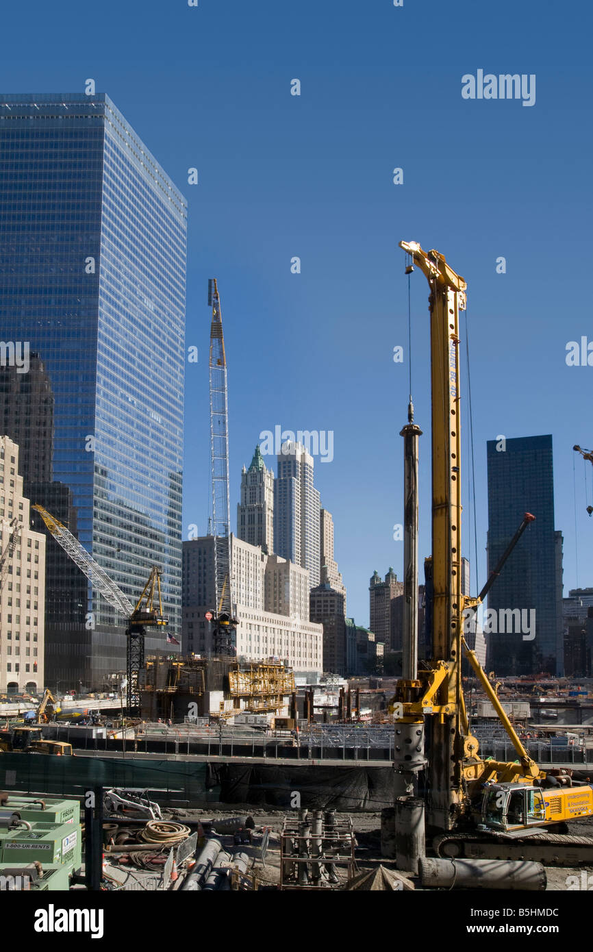 New build am Ground Zero, Standort des World Trade Center, Lower Manhattan, New York City, USA Stockfoto