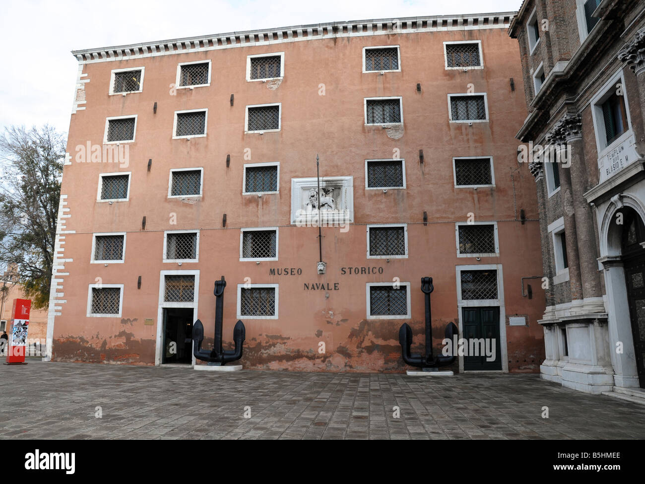Museo Storico Navale Das Venedig Naval History Museum Stockfotografie