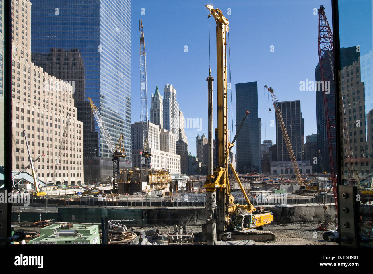 New build am Ground Zero, Standort des World Trade Center, Lower Manhattan, New York City, USA Stockfoto