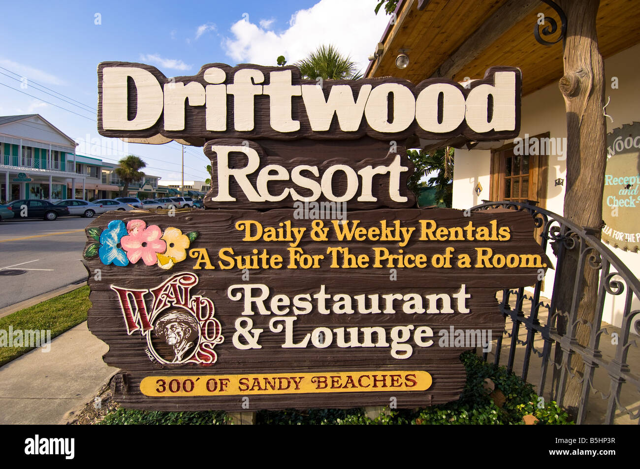 Vereinigte Staaten von Amerika Florida Fort Lauderdale Driftwood Resort Stockfoto