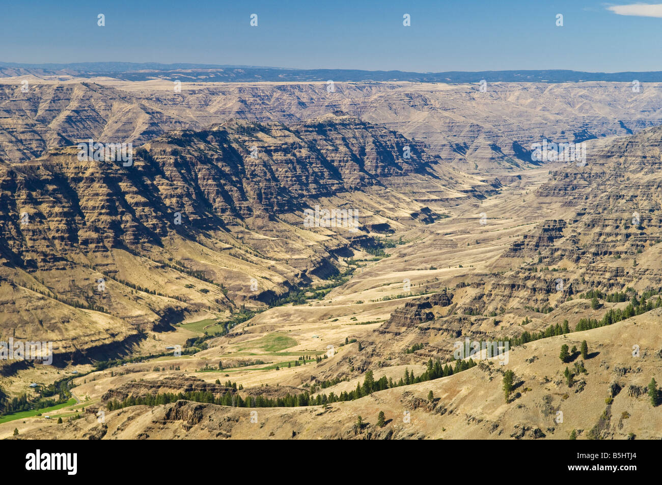 Imnaha River Canyon von Oma Sicht Hells Canyon National Recreation Area nordöstlichen Oregon Stockfoto