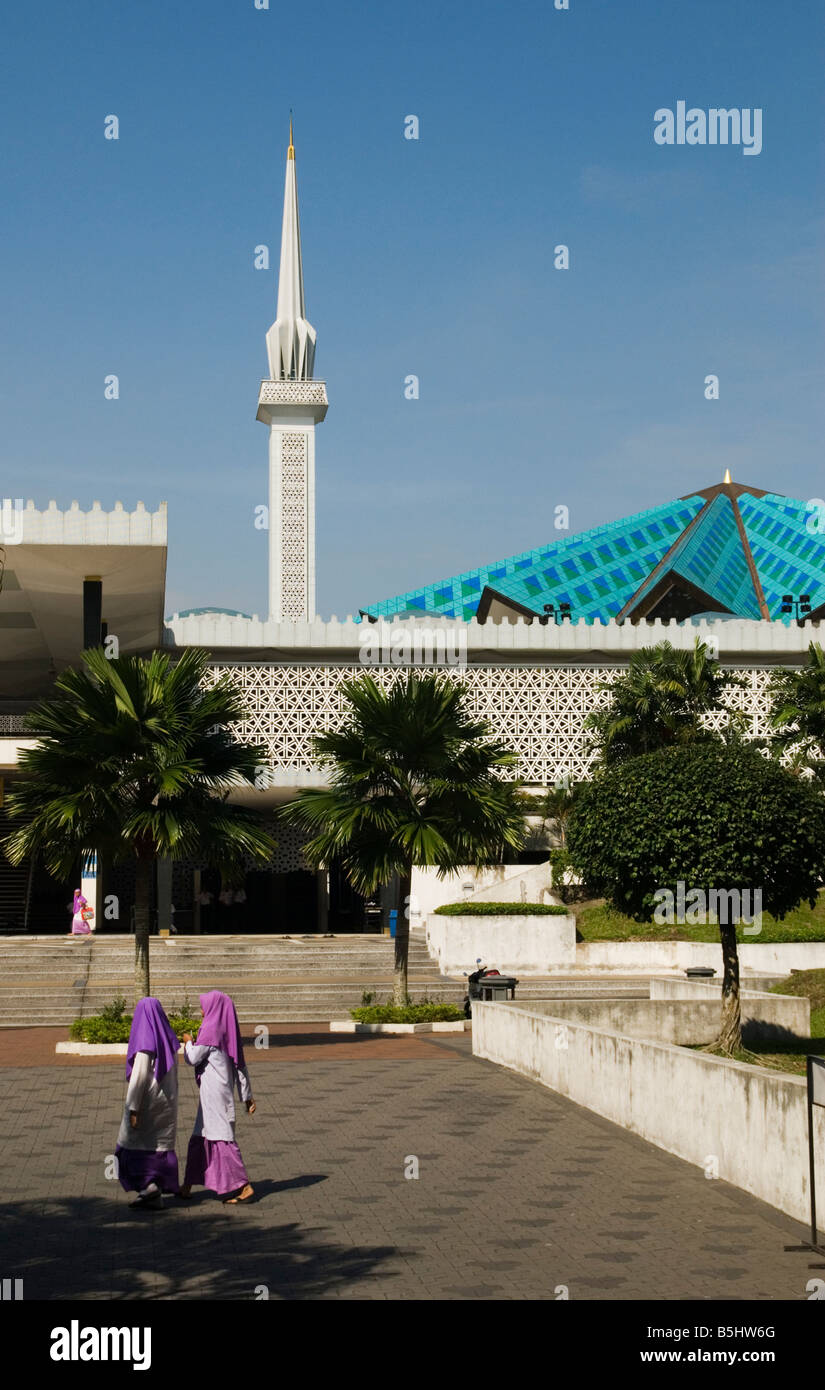 Masjid Negara Moschee, Kuala Lumpur, Malaysia Stockfoto