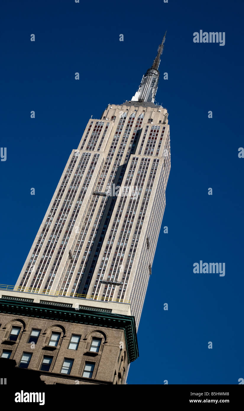 Empire State building, New York, New York, Usa, Vereinigte Staaten. Stockfoto