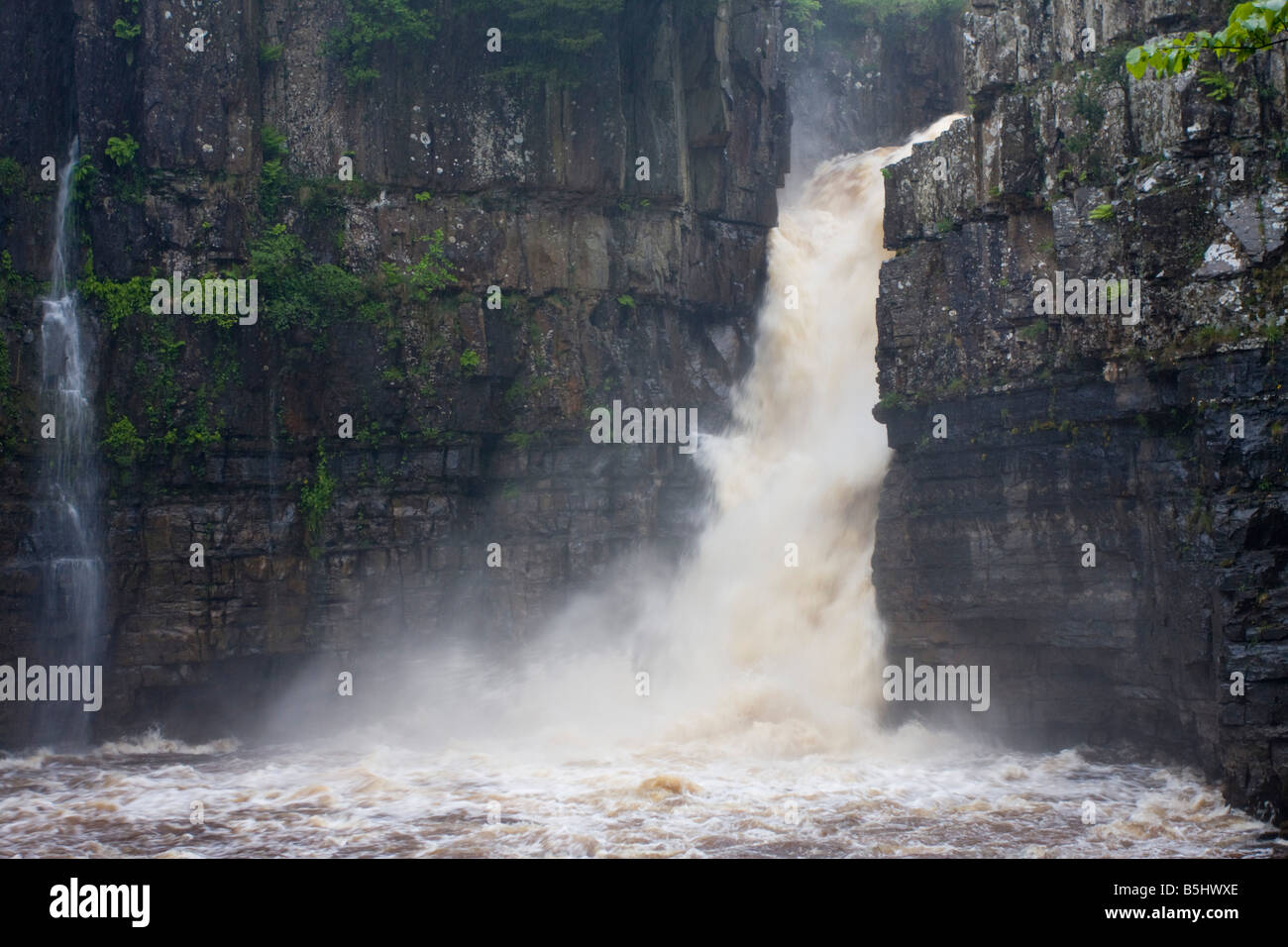 Hohe Kraft Wasserfall County Durham UK Stockfoto