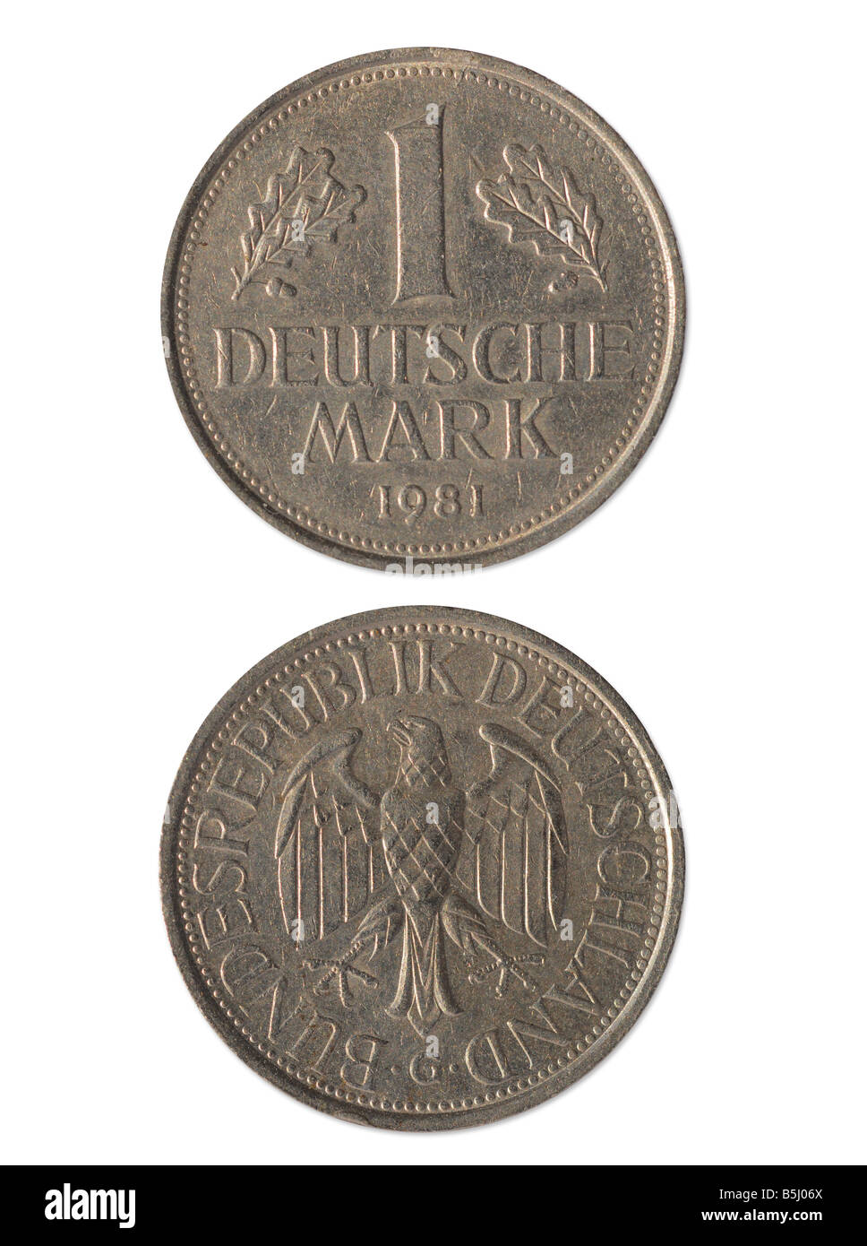 Eine Deutsche Mark Stockfoto