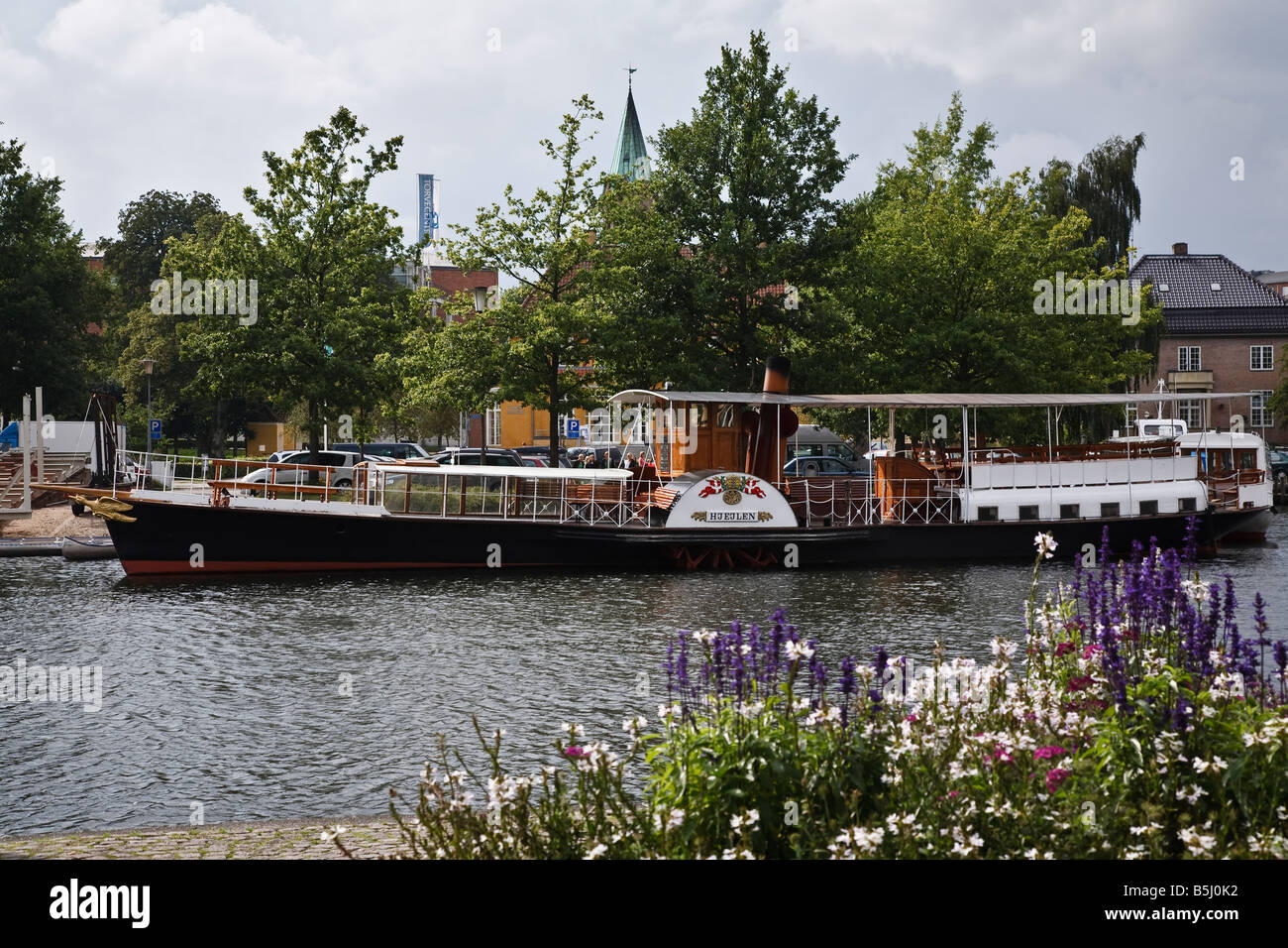 Raddampfer Hjejlen, Silkeborg, Jütland, Dänemark Stockfoto