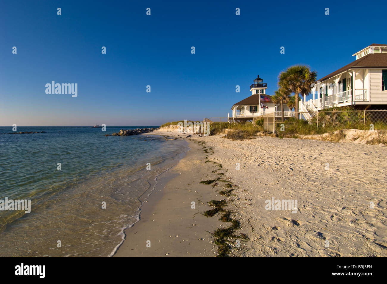 Vereinigte Staaten von Amerika Florida Gasparilla Island State Park Boca Grande Leuchtturm Stockfoto