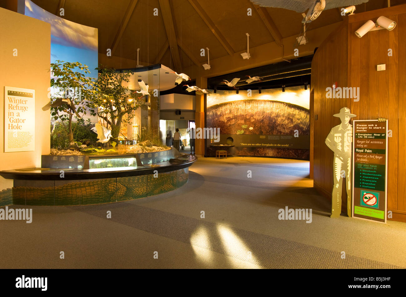 Vereinigte Staaten von Amerika Florida Everglades Royal Palm Besucherzentrum Stockfoto