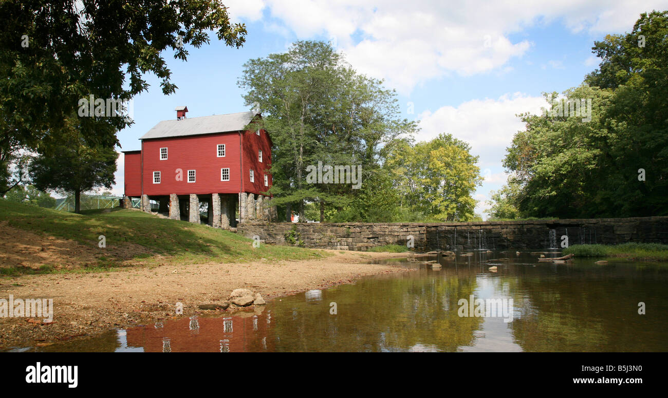 ALTE MÜHLE AN HOFFNUNG IN TENNESSEE USA Stockfoto