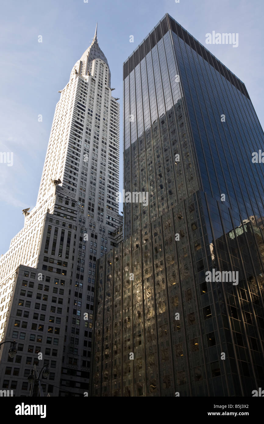 Das Chrysler Building auf Lexington Avenue, Manhattan, New York City, USA Stockfoto