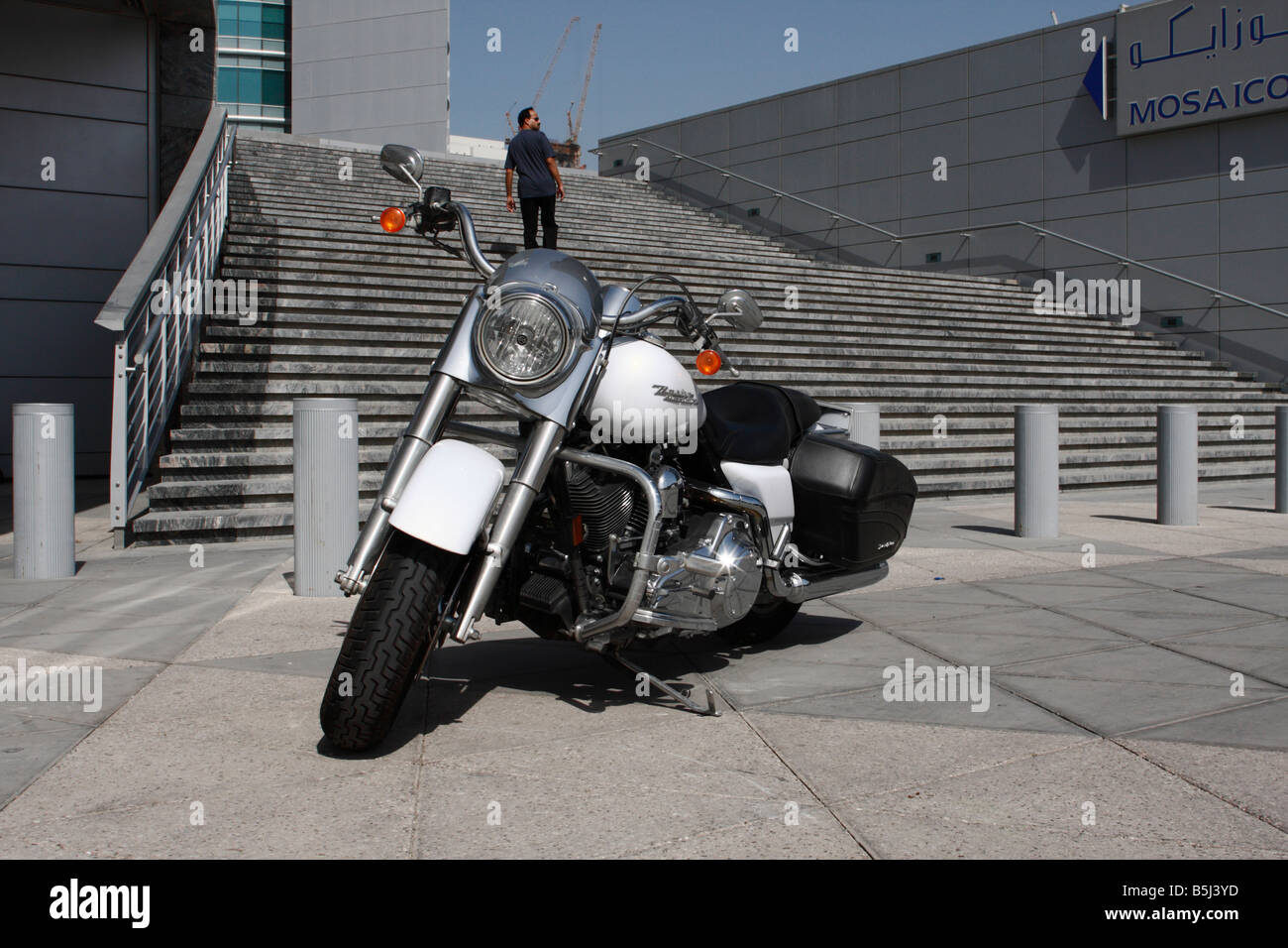 EINE HARLEY DAVIDSON Stockfoto