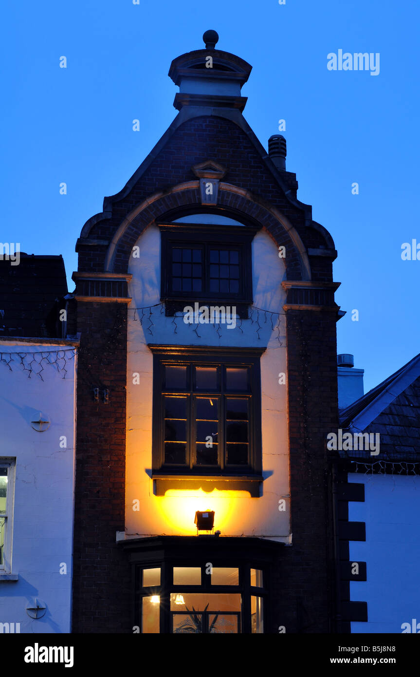 Gebäude in Agincourt Square, Monmouth, Monmouthshire, Wales, UK Stockfoto