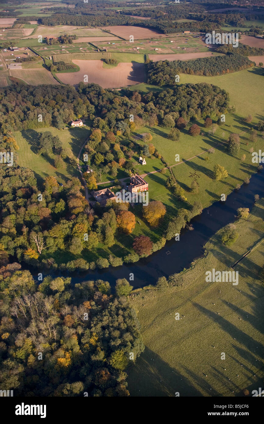 Bayfield Estate Glaven Tal Norfolk UK Oktober Stockfoto