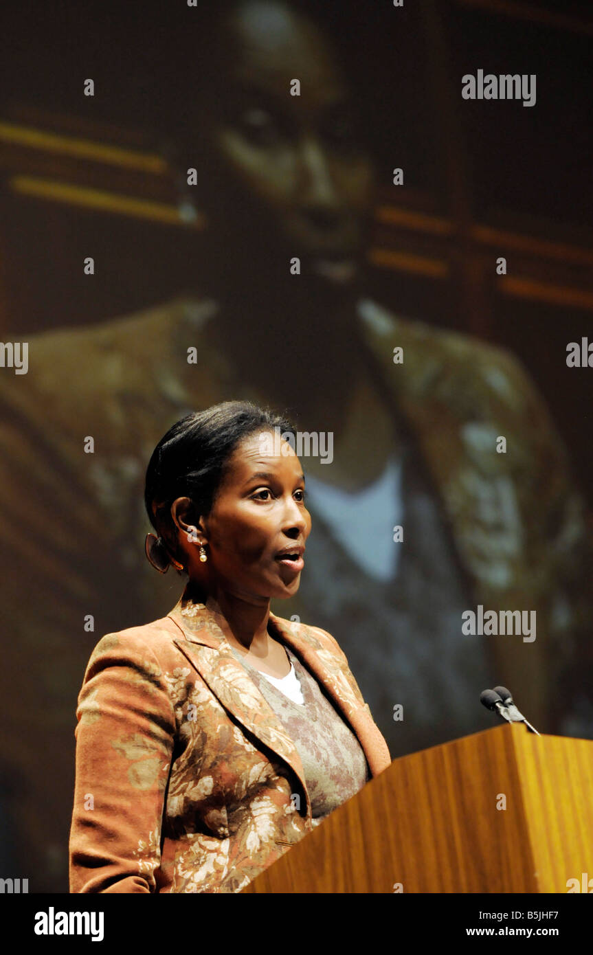 Ayaan Hirsi Ali Autor der Ungläubigen Stockfoto