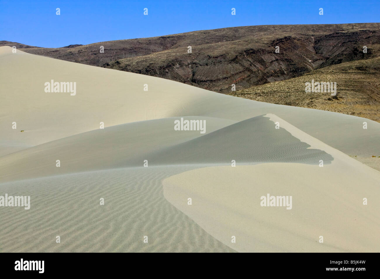 Sand Dunes2, Sand Berg Nevada Stockfoto