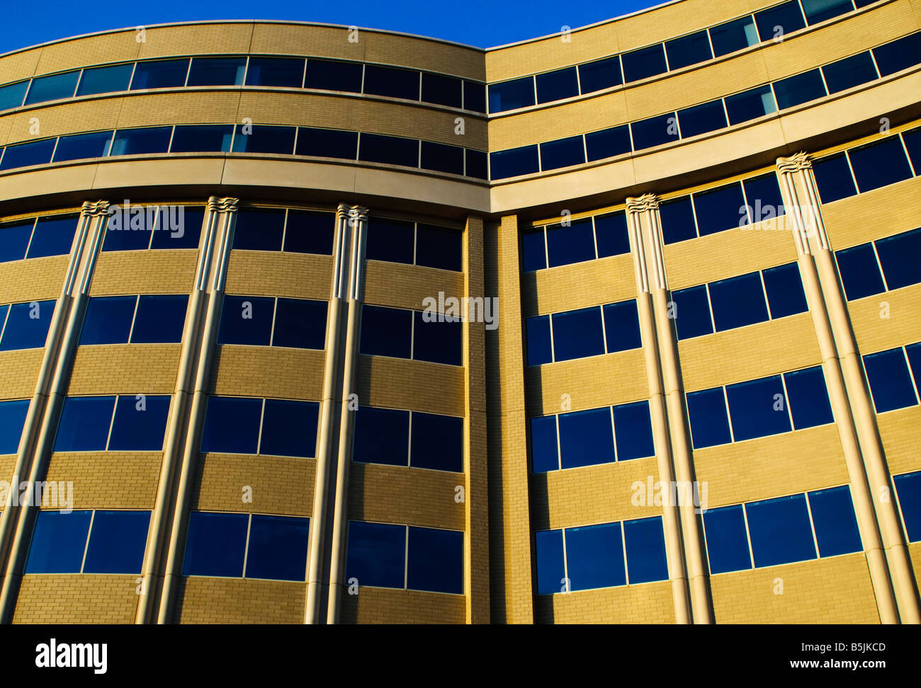 , Washington DC Bürogebäude architektonisches Detail Stockfoto