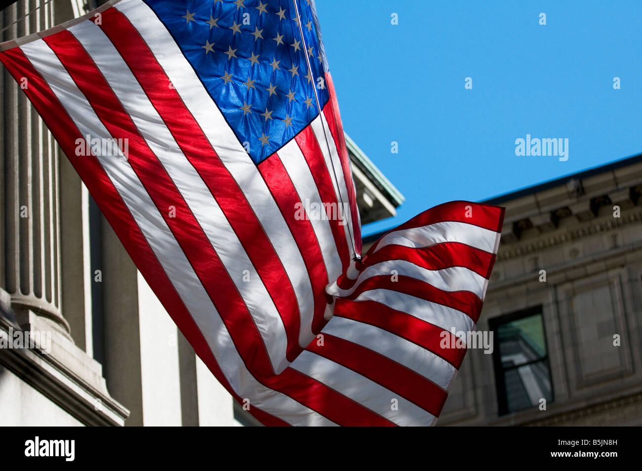 US-Flagge-die Stars And Stripes Stockfoto