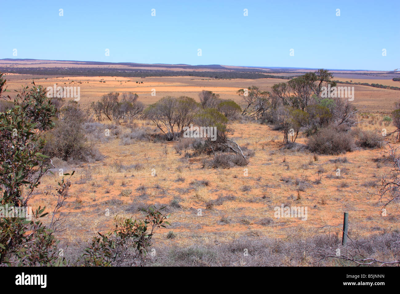 Dürre und Erosion auf der Eyre-Halbinsel mit hoher Auflösung Fotografie Stockfoto