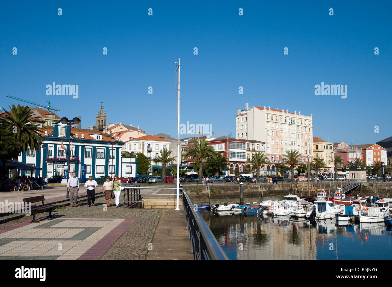 Hafen von Ferrol Galizien Spanien Stockfoto