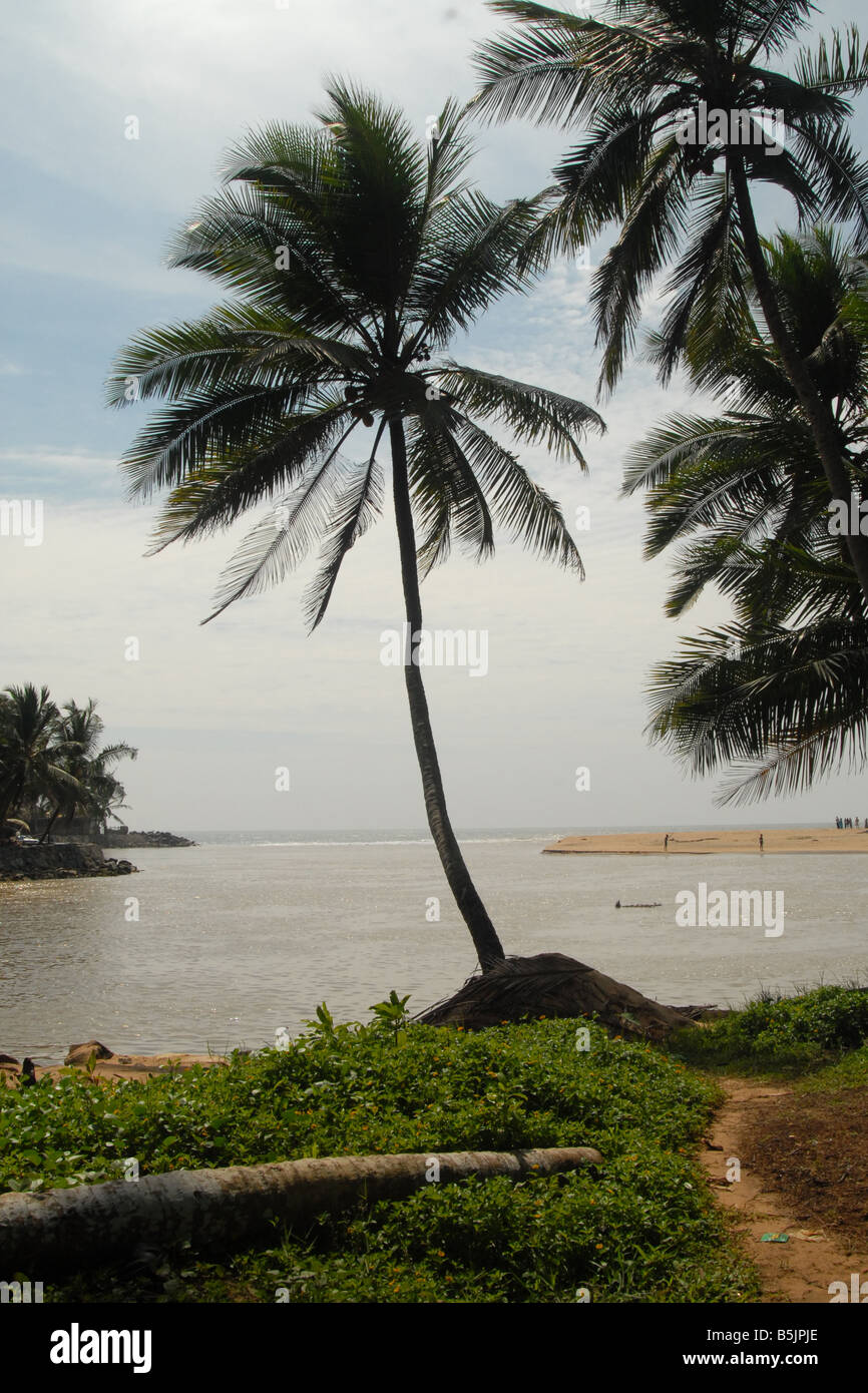 Thiruvallom See, Kerala, Tourismus, Gottes eigenes Land, Stockfoto