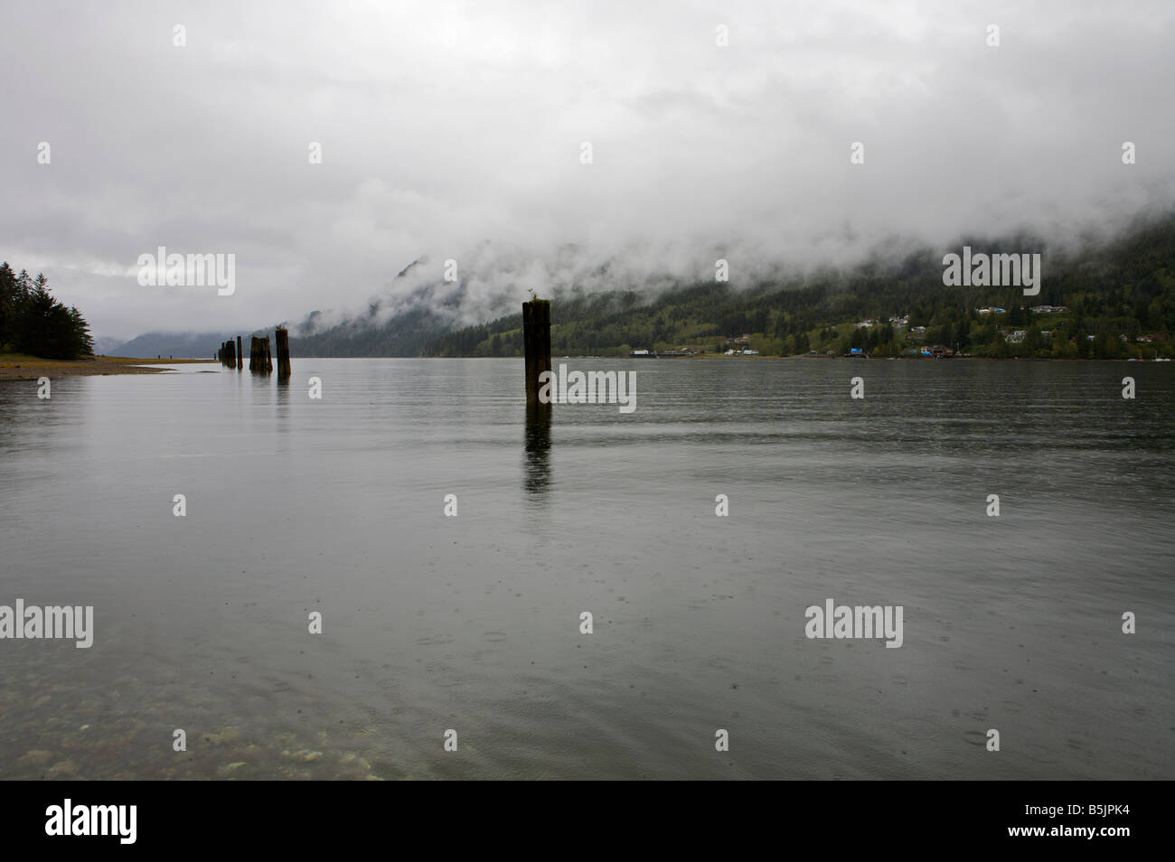 Tashish, BC. Einer Kleinstadt Westküste Stockfoto