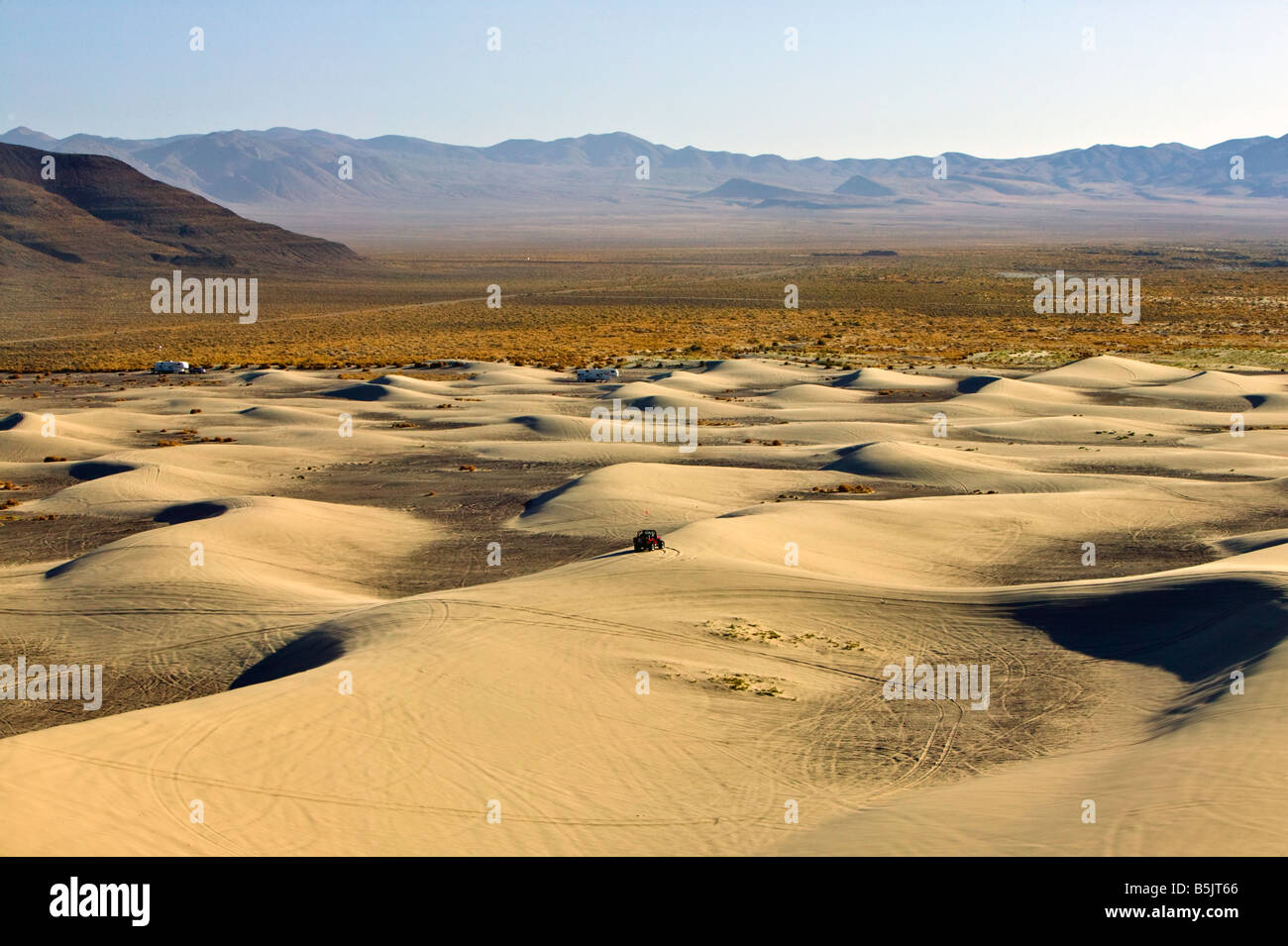Sand Dunes3, Sand Berg Nevada Stockfoto