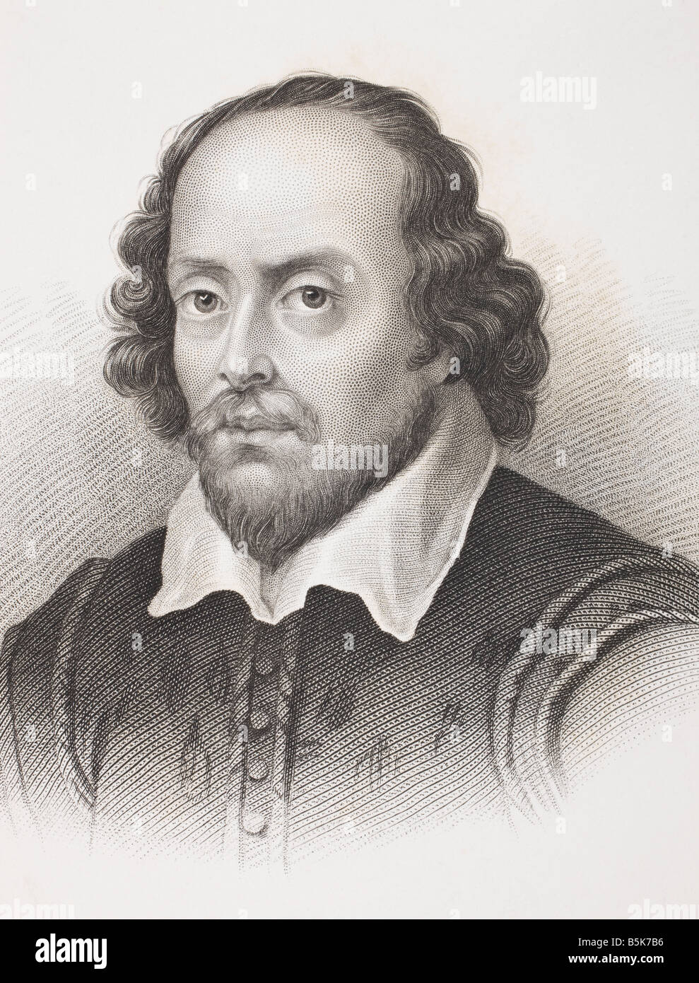 William Shakespeare, 1564-1616. Englischer Dichter, Dramatiker, Dramatiker und Schauspieler. Stockfoto