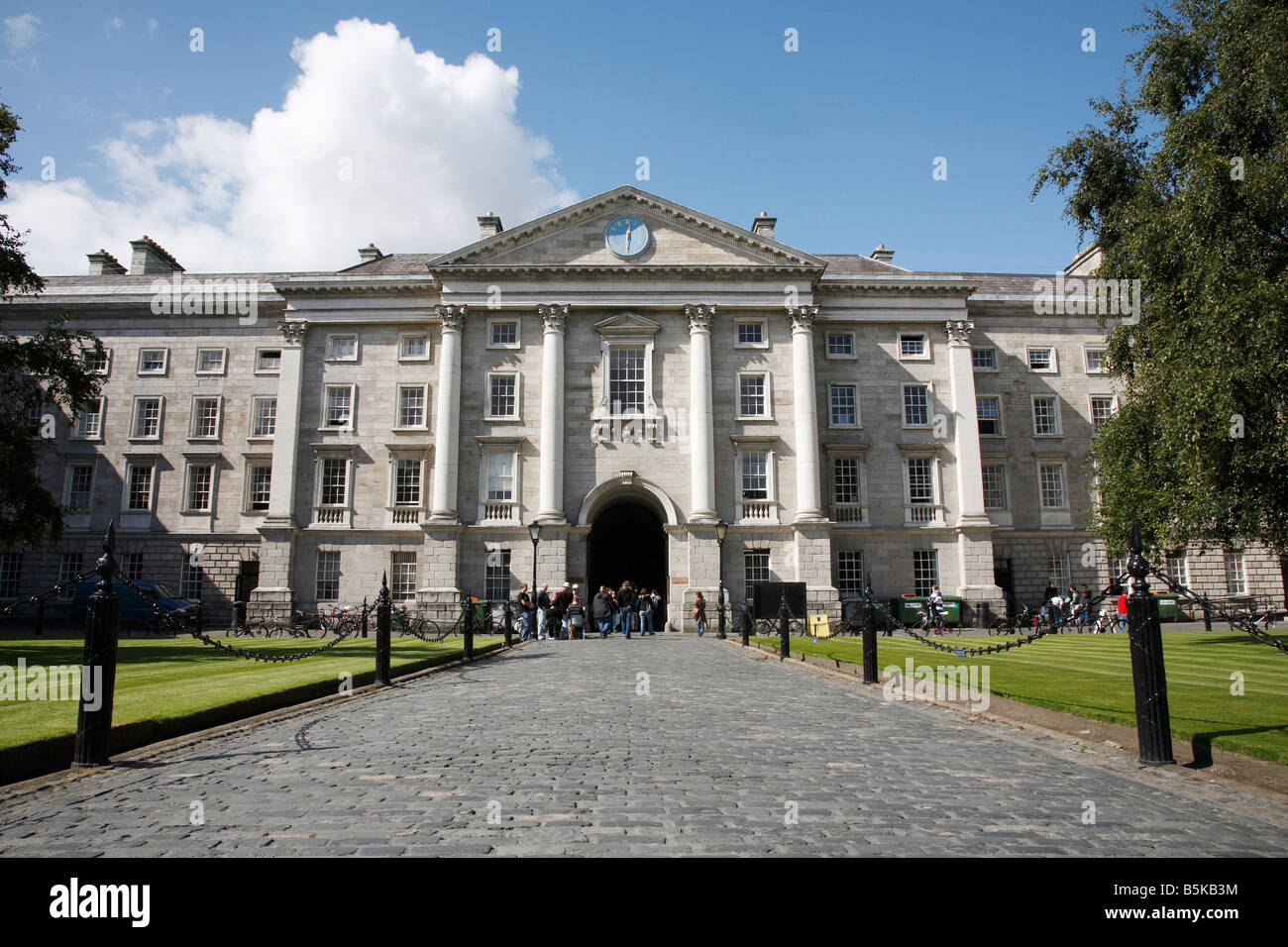 Trinity College Dublin Parliament Square in Dublin 2, Irland Stockfoto