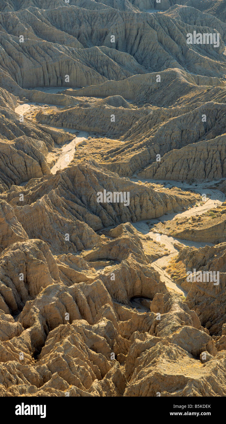 Borrego Badlands Zeitpunkt Schriftarten, Sunrise im Anza Borrego Desert