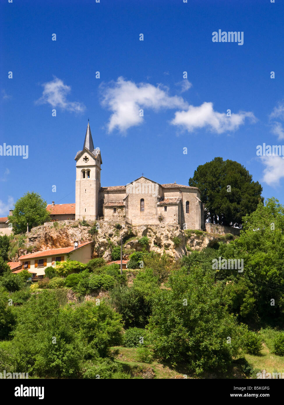 Alte Kirche in Lacapelle-Livron, Tarn et Garonne, Frankreich Europa Stockfoto
