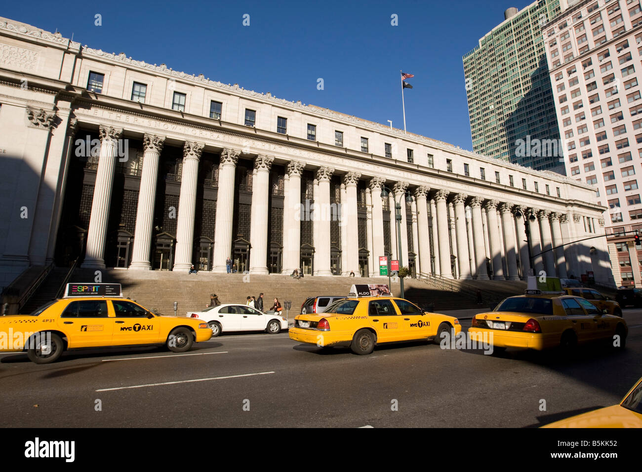 James Farley Post Office an der 8th Avenue in New York USA 11. November 2008 Stockfoto