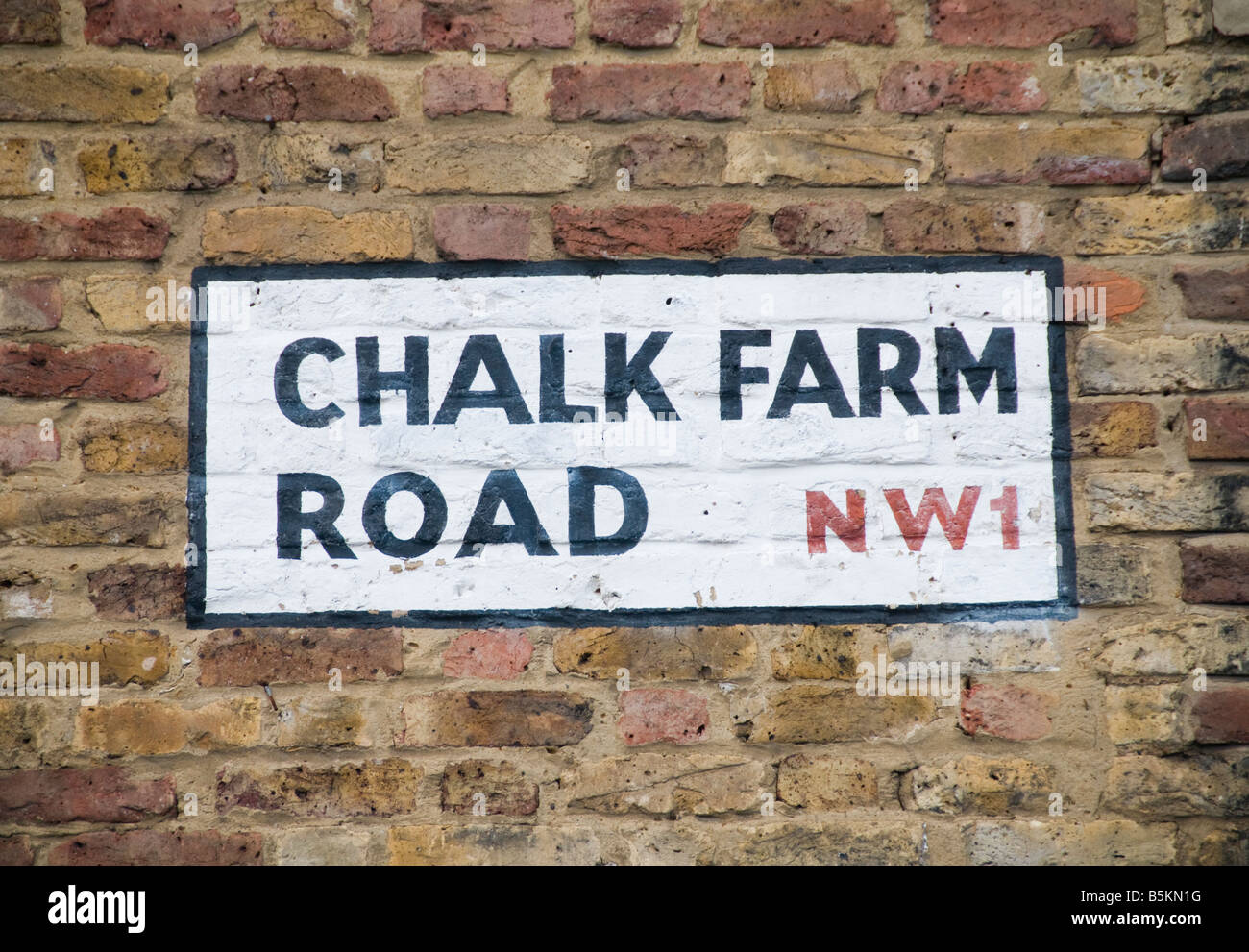 Chalk Farm Road in London Stockfoto