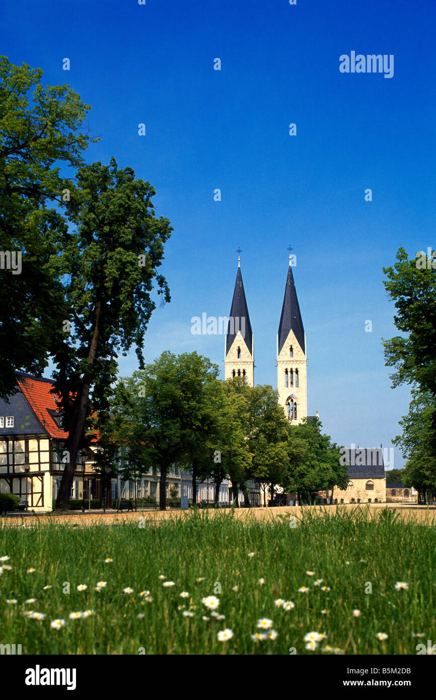 Dom Halberstadt Sachsen-Anhalt Deutschland Stockfoto