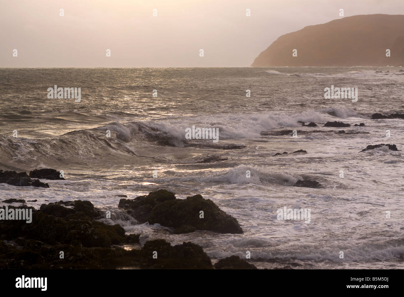 Seascape Mull of Kintyre Stockfoto
