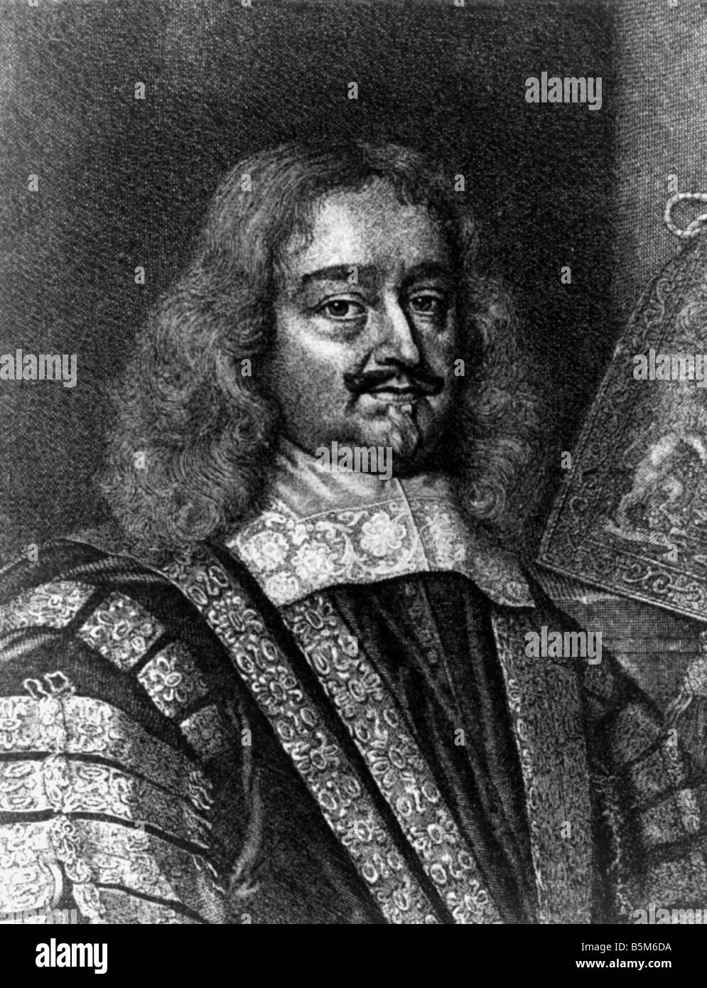Hyde, Edward, 1. Earl of Clarendon, 18.2.1609 - 6.12.1674, britischer Politiker und Historiker, Porträt, Stahlstich von G. weiß, Jahrhundert, Artist's Urheberrecht nicht gelöscht werden Stockfoto
