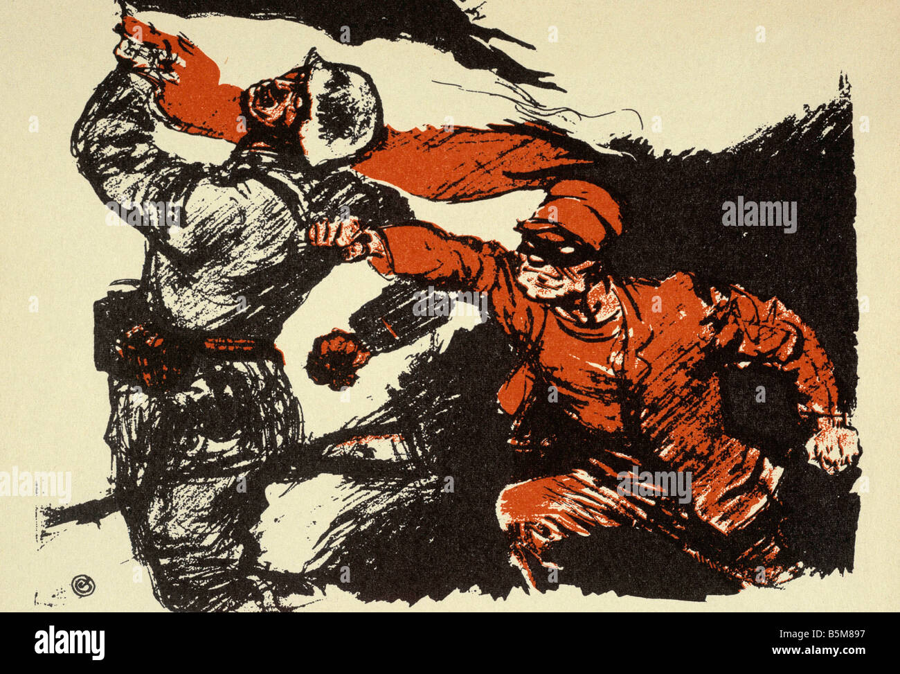 2 G55 D1 1924 1 Weltkrieg Dolchstoß in den Rücken Legende Geschichte Weltkrieg Stab in der Rückseite Legende Wer Hut Im Weltkrieg Dem Deutsch Stockfoto